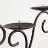 Rustic Floor Candelabra with Vintage-Inspired Design