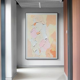 Simple Texture Painting Art Hand-painted Oil Painting Modern Wall Decor Gray Design Acrylic Paintings Wall Canvas Art Picture (size: 50X70cm)