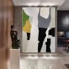 Abstract line modern minimalist living room decoration painting porch aisle decoration painting vertical office abstract paint